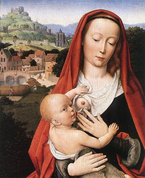 Gerard David Mary and Child Germany oil painting art